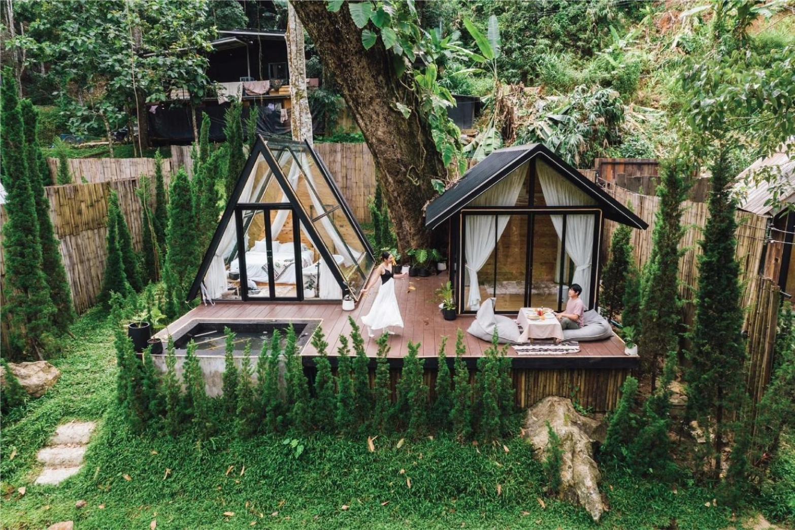 Hotel Morning Star Glamping à Ban Pok Nai Extérieur photo