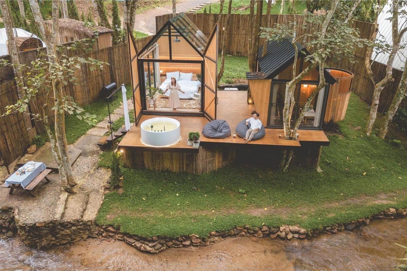 Hotel Morning Star Glamping à Ban Pok Nai Extérieur photo