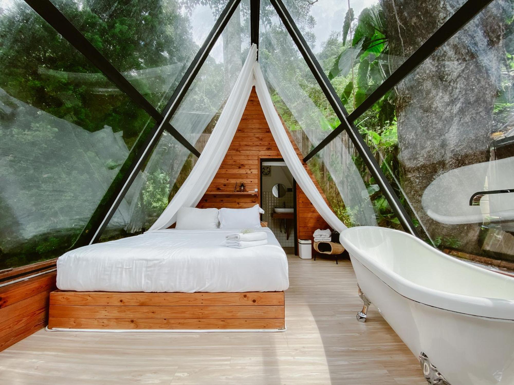 Hotel Morning Star Glamping à Ban Pok Nai Extérieur photo
